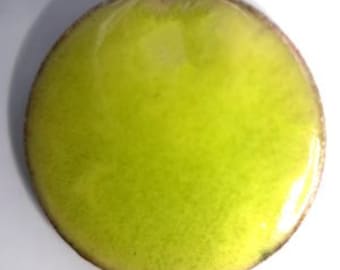 Pearly's emailpoeder nr. 360 doorschijnend lichtgroen geel 3oz. (85 gr.) Ideaal voor het emailleren van toorts/oven/cloisonné en natte verpakkingen