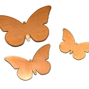 Kupferrohlinge - 11 # Butterfly Kupferrohling - 24 Gauge, massiv