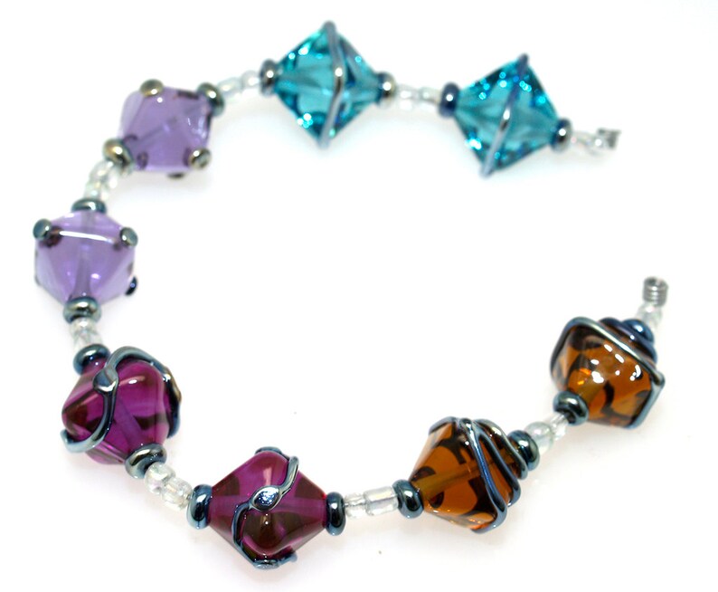 lampwork Glass beads lampwork glass beads Artisan Glass Jewelry Beads Colorful crystal Lampwork beads lampwork glass handemade