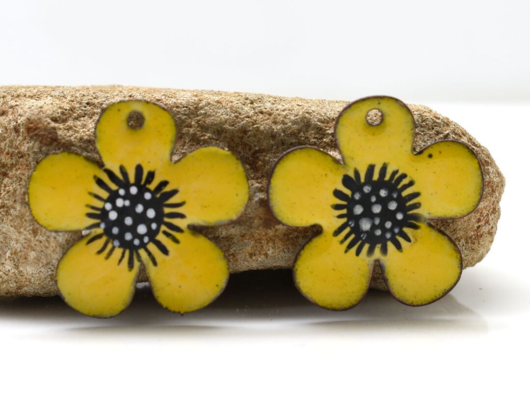 Enameled Copper Enameled Jewelry Jewelry Making Boho Etsy