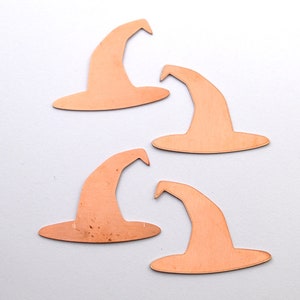Copper Blanks - 93# Witch Hat Copper blank,stamped  solid copper, round  stamping blank, personalized  ,copper blank, raw copper