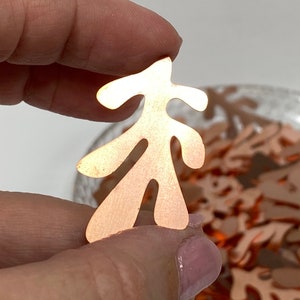 Kupferrohlinge - 667 # Coral Kupferrohling, gestanztes massives Kupfer, runder Kupferrohling, personalisierter Kupferrohling, rohes Kupfer