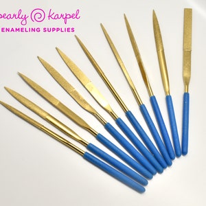 Enameling Supplies Diamond File 10Pc Set