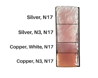 Transparent Enamel Powder NINOMIYA N-17, Pale Silver Pink, 1oz (28gr), Torch/Kiln/Cloisonné, Wet Packing