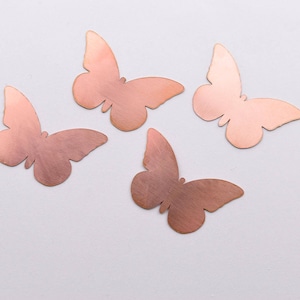 Kupferrohlinge - 09# Butterfly Kupferrohling, 24 Gauge, massiv