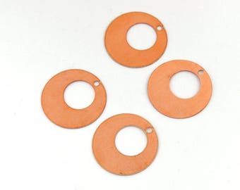 Copper Blanks - 39# Round copper blank ,stamped  solid copper, round  stamping blank, personalized 24 Gauge, Solid, copper blank, raw copper