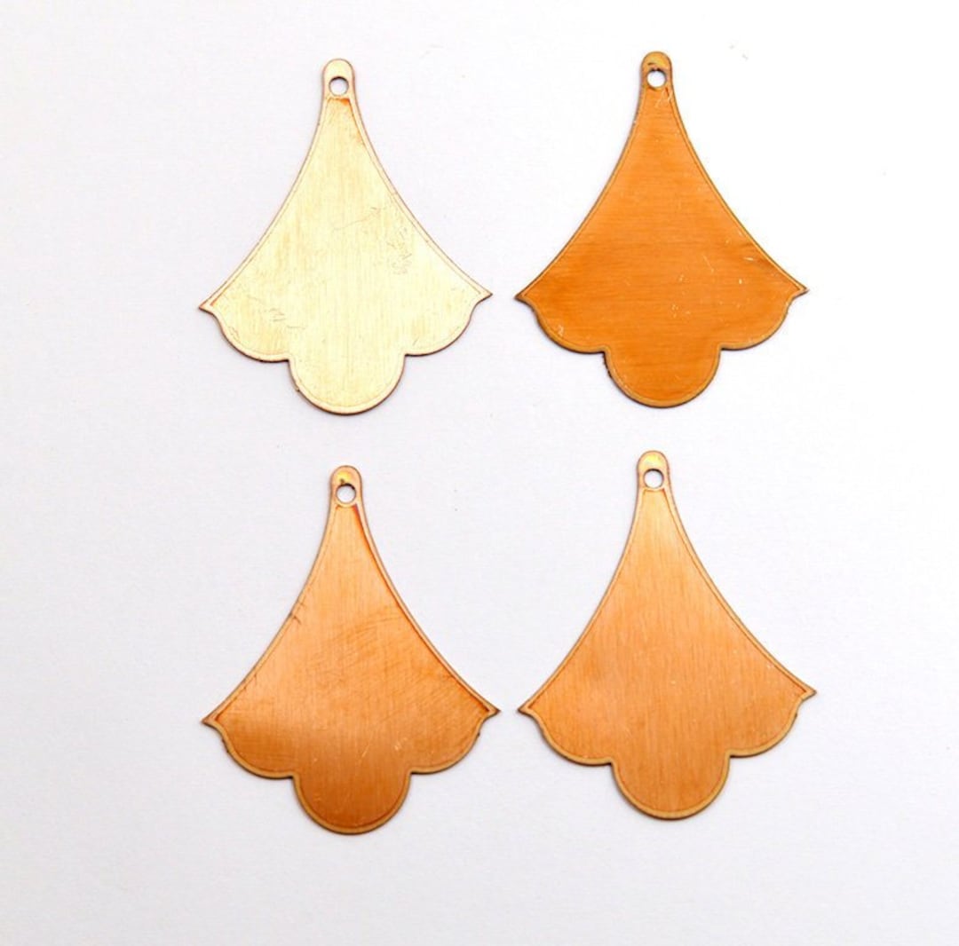Copper Blanks - 154 # Drop Copper Blank - 24 Gauge, Solid - Etsy