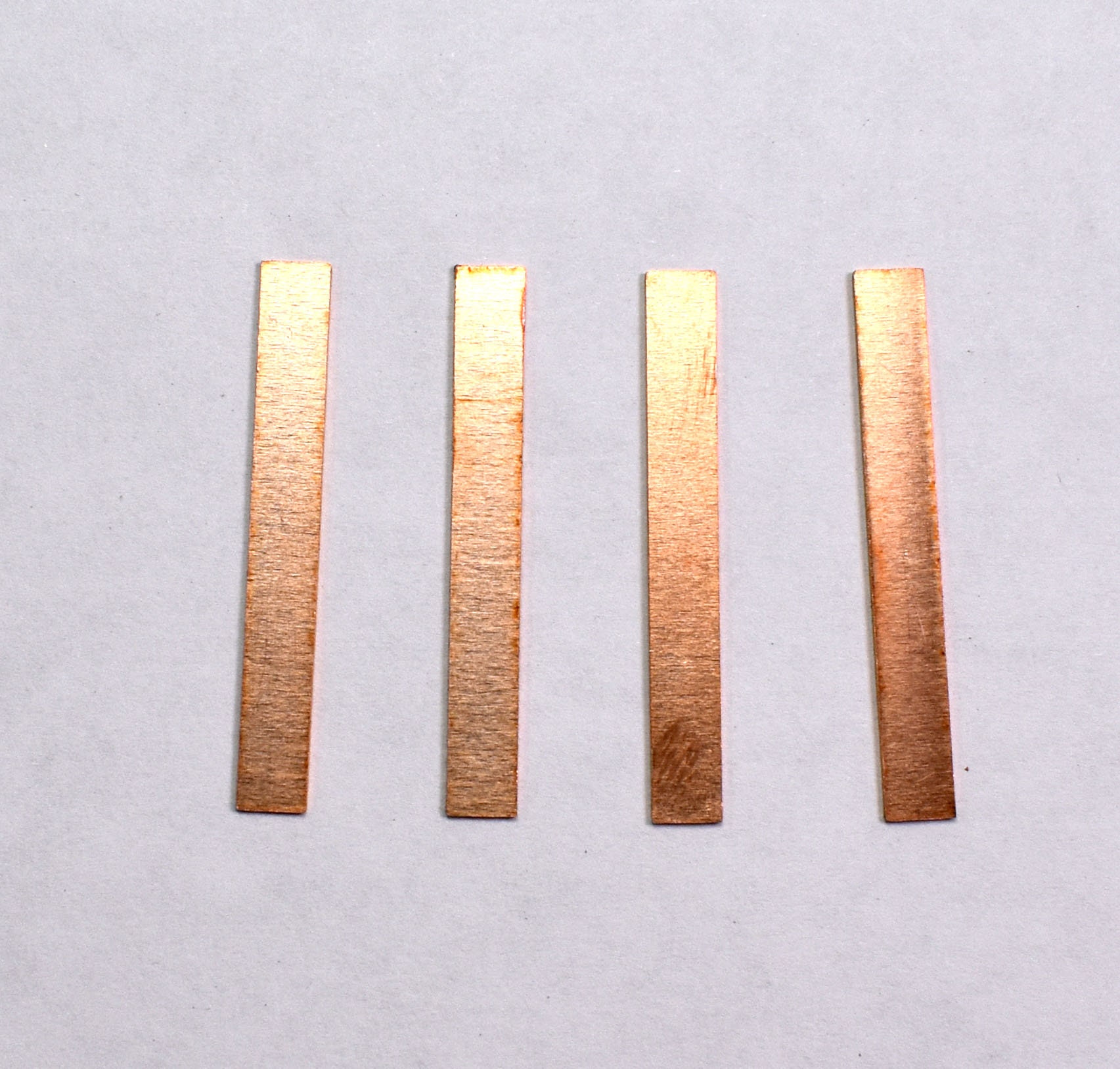 Raw Copper Rectangle Blanks: Hand Stamping Enamel Jewelry Supplies ...