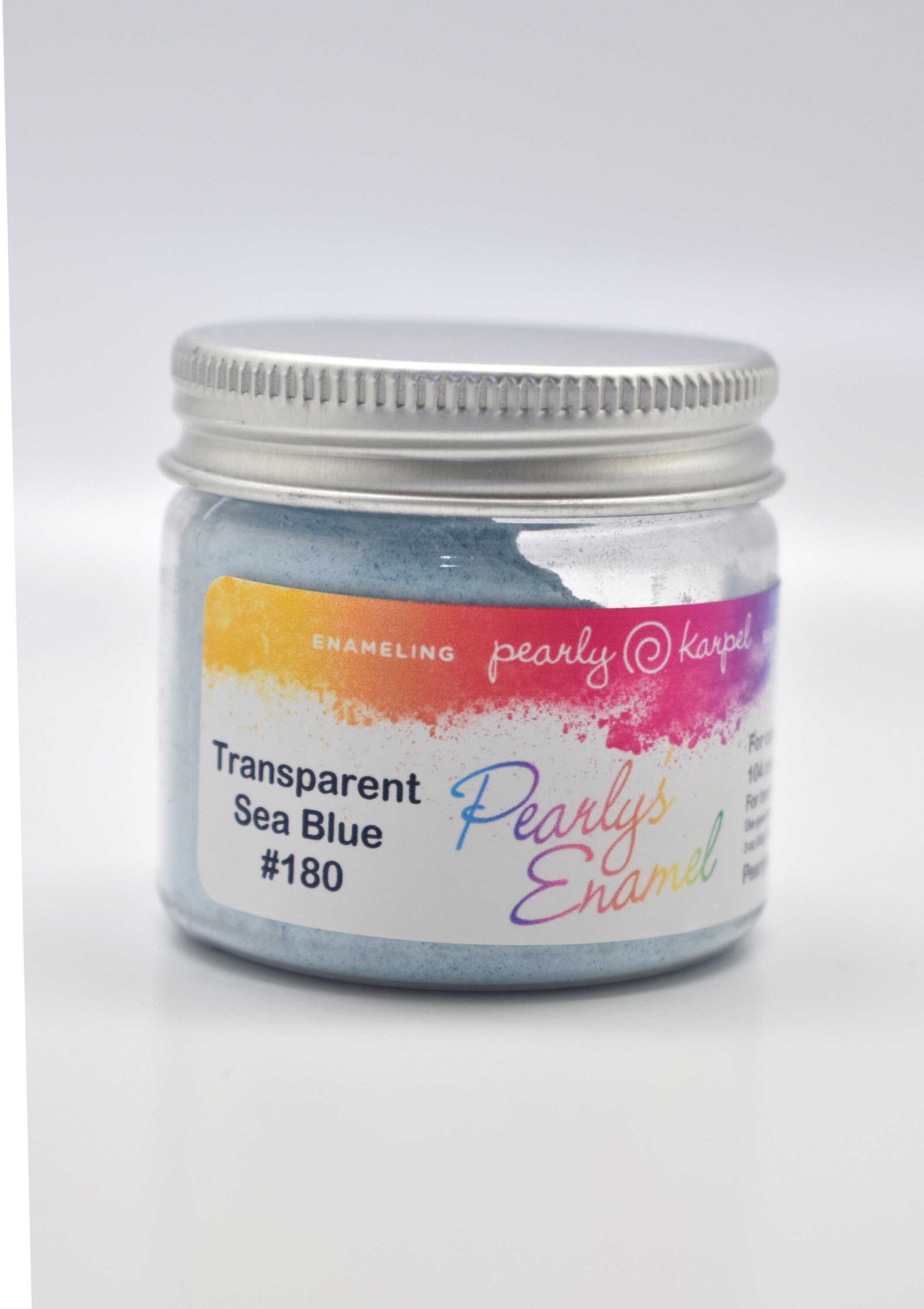 Pearly's Enamel Powder No. 180 Translucent Sea Blue 3oz. Etsy
