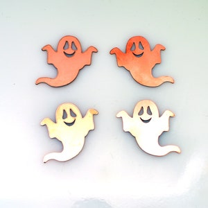 Kupfer 400 # Ghost Kupferrohling, Halloween, gestempelter Emaille, massives Kupfer, Emaille, Stanzrohling, personalisiert, Kupferrohling, rohes Kupfer