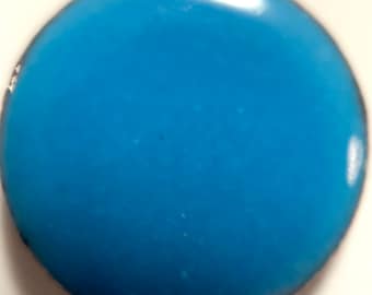Pearly's Enamel Powder No.  466  Opaque Bright Turquoise 3oz. (85gr.) Great for torch/kiln/Cloisonné and Wet Packing Enameling