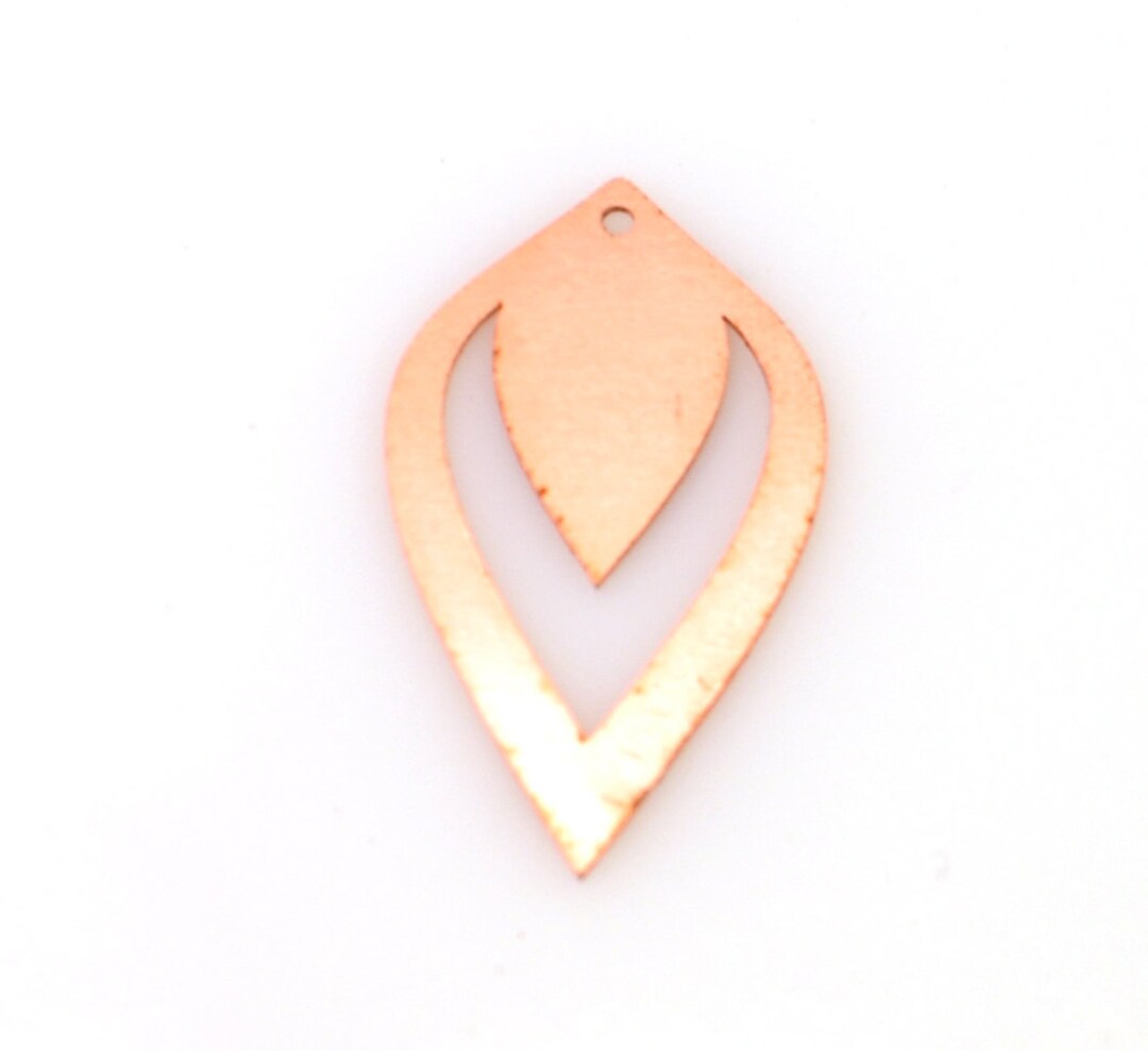 Copper Blanks - 461# Drop Copper Blank - 24 Gauge, Solid - Etsy