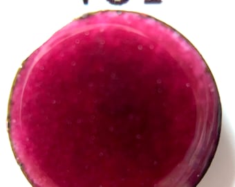 Polvo de esmalte Pearly's n.° 401, rojo flor transparente, 85 g (3 oz). Ideal para esmaltado con soplete, horno, cloisonné y embalaje húmedo.