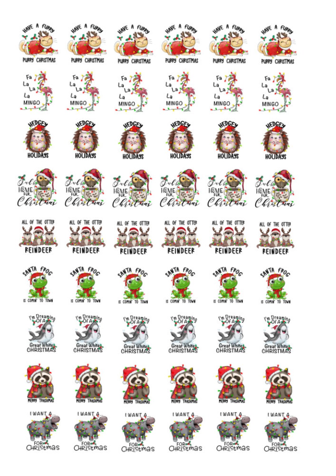 Fusing Decals Christmas Ceramic and Enamel Decals, Fusible Glass Fusing Waterslide ...