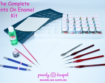 Tools True Colors Paints For Enamel - The complete kit - including Liner Gel Kit - lead free