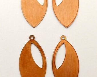 Copper Round Earring Blanks: Large Jewelry Stamping Enameling Discs 161#