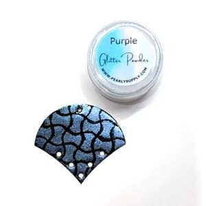 Purple Chameleon Glitter Powder - LEAD FREE - Iridescent Shifting Colors for Art, Enameling, and DIY Projects