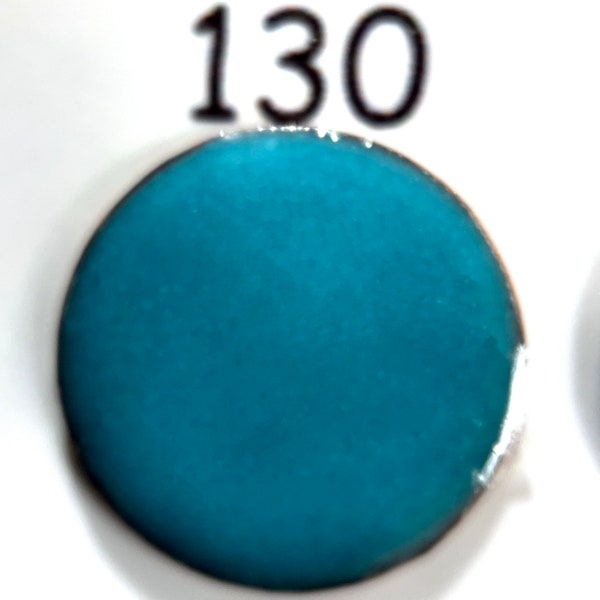 Pearly's Enamel Powder No. 130 Opaque Turquoise 3oz. (85gr.) Great for torch/kiln/Cloisonné and Wet Packing Enameling