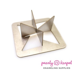 Enameling Supplies 4 Point Trivet for Torch Firing, Enameling, Diameter 3&quot;, Hight 1&quot;