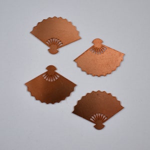 Copper Blanks - 631# Fan copper blank -  24 Gauge, raw Solid