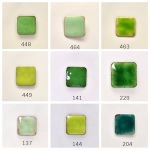 Pearly&#39;s Enamel Powder Greens 3 uncje (85 g) Doskonały do emaliowania palnikiem/piecem/matem Cloisonné i mokrego pakowania