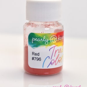 Paints - True Colors Paints For Enamels - red 796 Lead Free