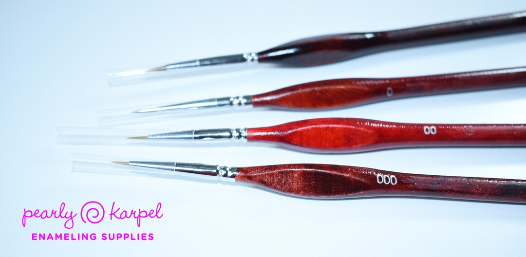 1pc Paint Brush Professional Animal Hair Detail Small Brushe Etsy