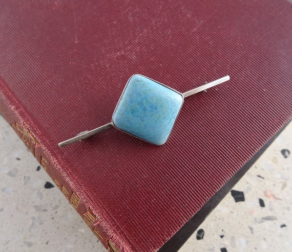 Antique Victorian Sterling Silver Ruskin Bar Brooc