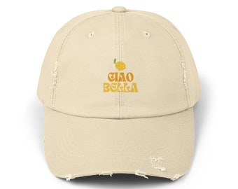 Ciao Bella Unisex Distressed-Kappe