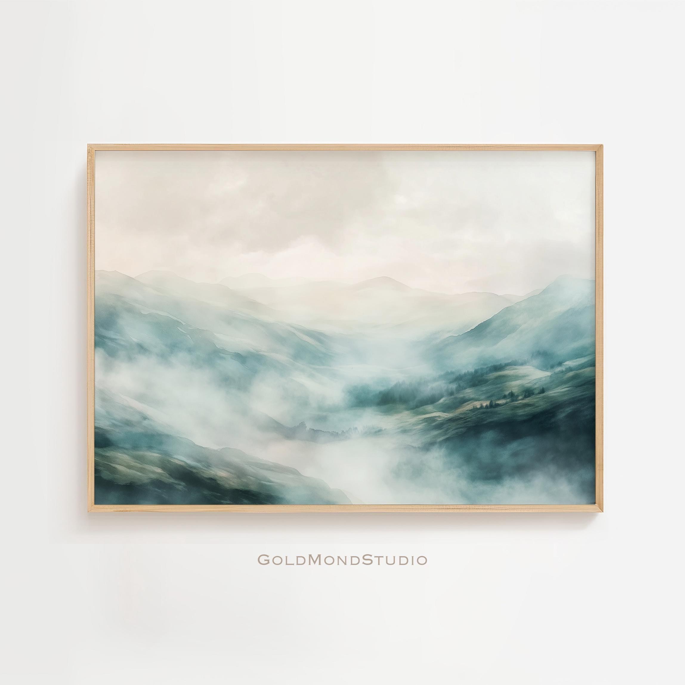 Landscape Art Print - Printable Wall Decor for Living Room and a gift for her and home, home decor, Wall Art, DIGITAL DOWNLOAD