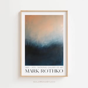 Mark Rothko Poster, Mark Rothko Print, Rothko Art, Printable Wall Art, Gallery Wall Art, Wall Decor, Living Room, DIGITAL DOWNLOAD