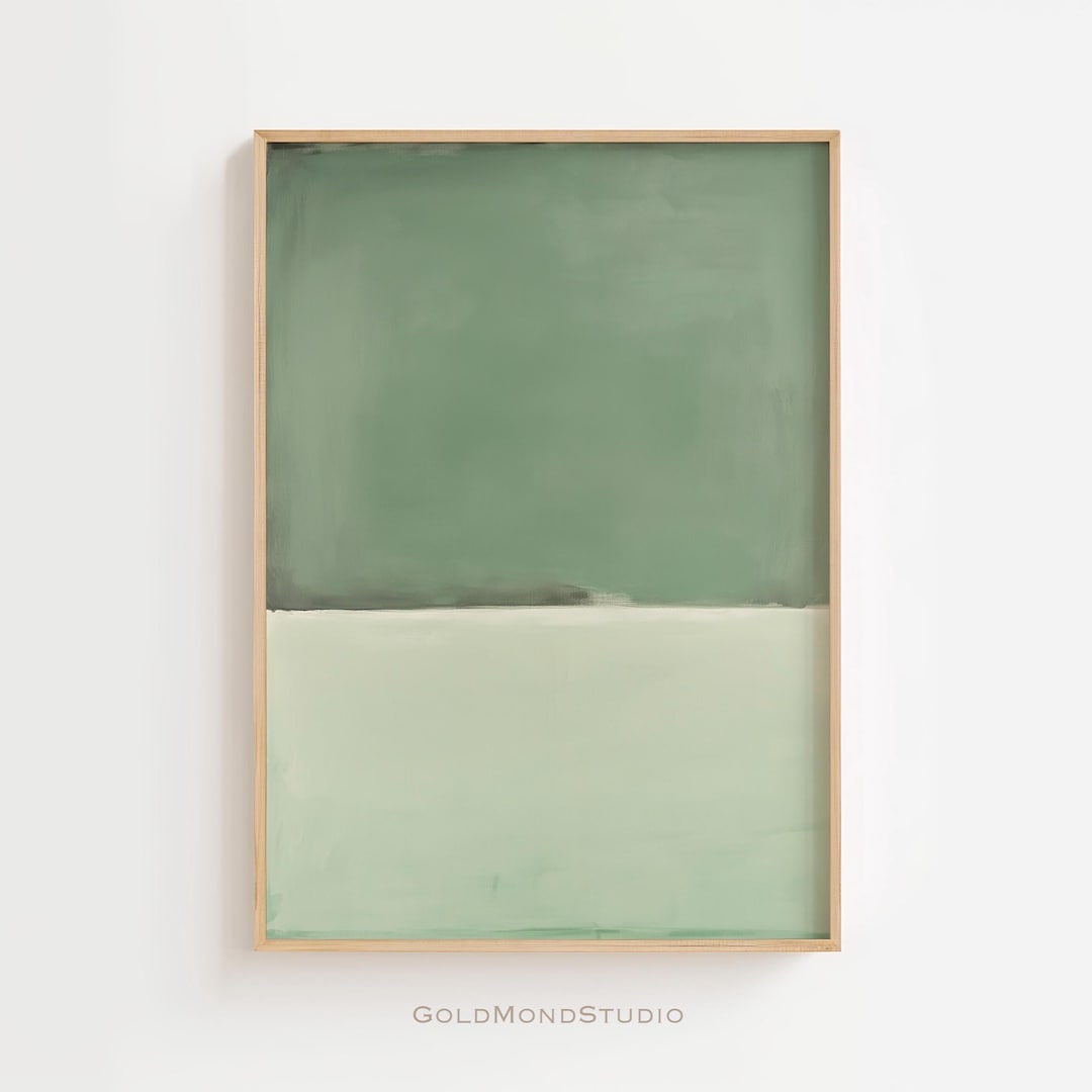Mark Rothko Printable Green Mark Rothko Poster - Mark Rothko Art Print - Printable Wall Art ...