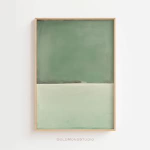 Green Mark Rothko Poster - Mark Rothko Art Print - Printable Wall Art - Gallery Wall Art - Wall Decor - Living Room - DIGITAL DOWNLOAD