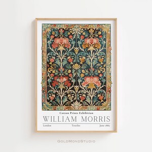 William Morris Poster, Morris Print, Vintage Wall Art, Textile wall art, Morris Poster, Wall Decor, Living Room, Wall Art,DIGITAL DOWNLOAD