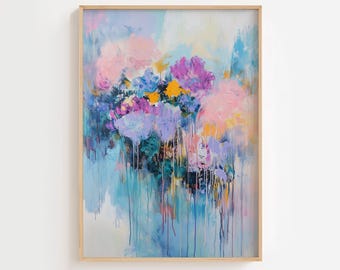 Modern Abstract Floral Art, modern Wall Art, Printable Wall Art, Minimalist art print, Wall Decor, Contemporary, Wall Art, DIGITAL DOWNLOAD