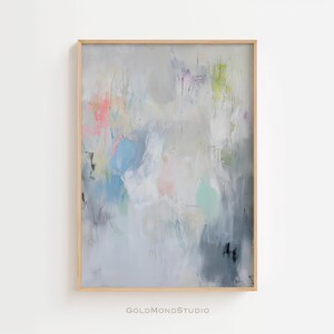 Pastel Modern Abstract Wall Art - Printable Wall Art - Minimalist art print - Wall Decor - Contemporary Living Room Art - DIGITAL DOWNLOAD