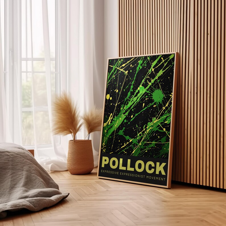 Pollock Poster, Jackson Pollock Print, Pollock Wall Art, Modern Wall ...