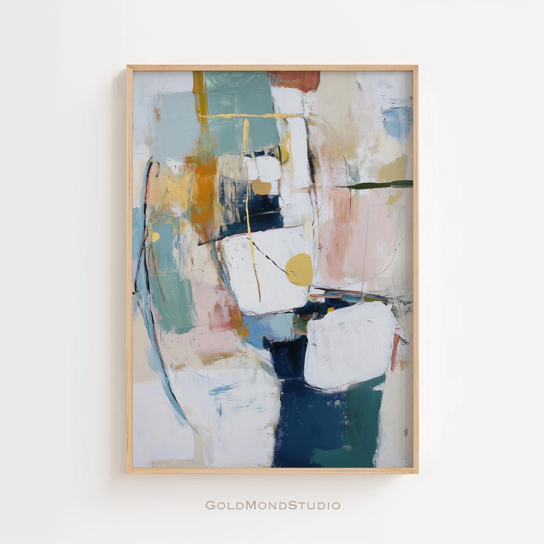 Colorful Modern Abstract Printable Wall Art - Minimalist Art Print ...