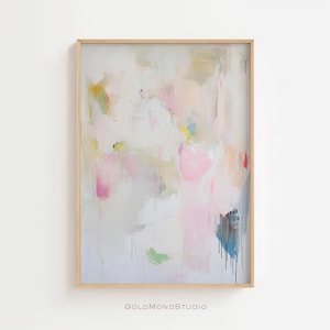 Pink Beige Modern Abstract Wall Art - Printable Wall Art - Minimalist art print Wall Decor Contemporary Living Room Art - DIGITAL DOWNLOAD