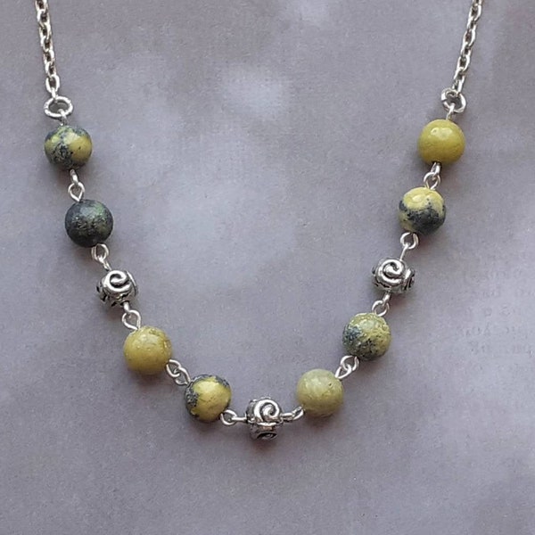 Yellow Necklace - Etsy