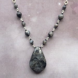 Larvikite Necklace