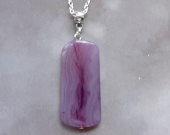 Pendentif Agate Violette