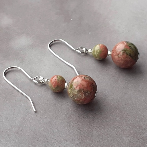 Unakite Earrings