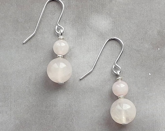 Rose Quartz Earrings