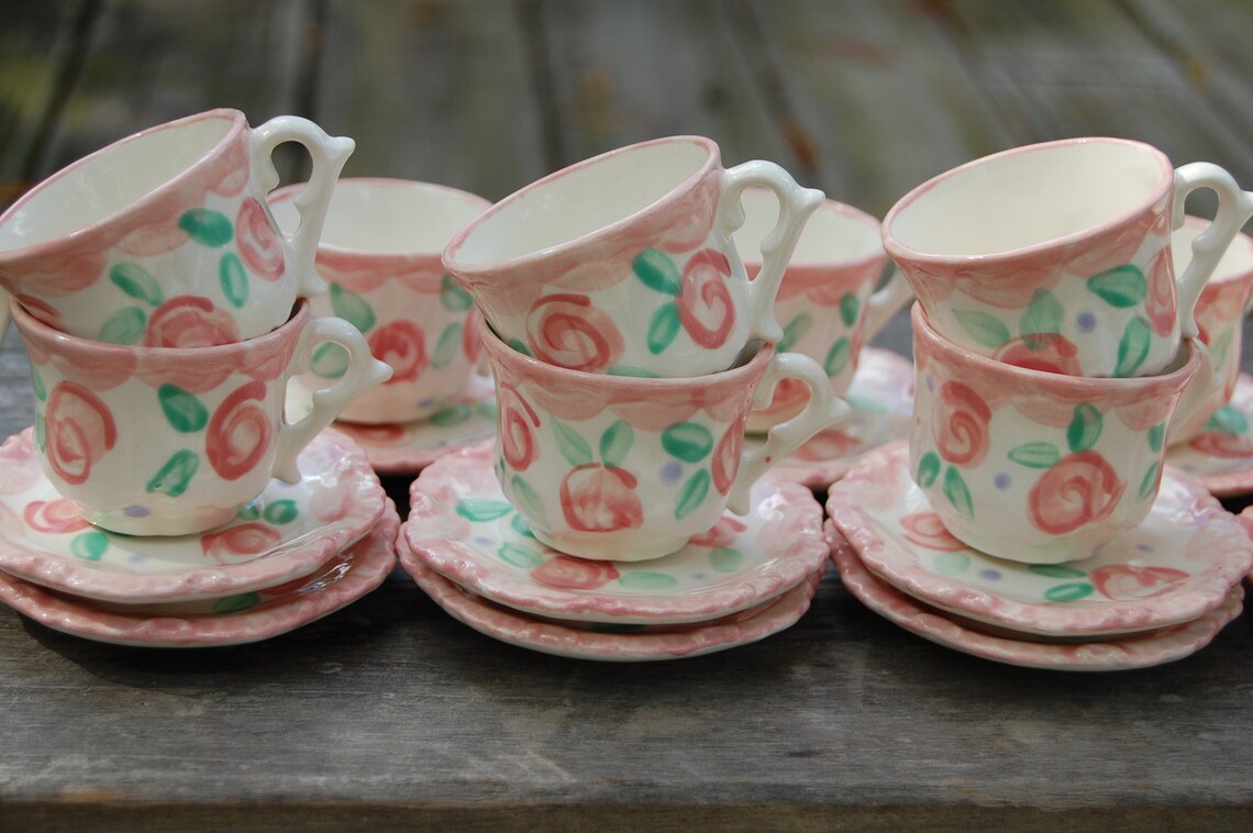 personalized tea party set