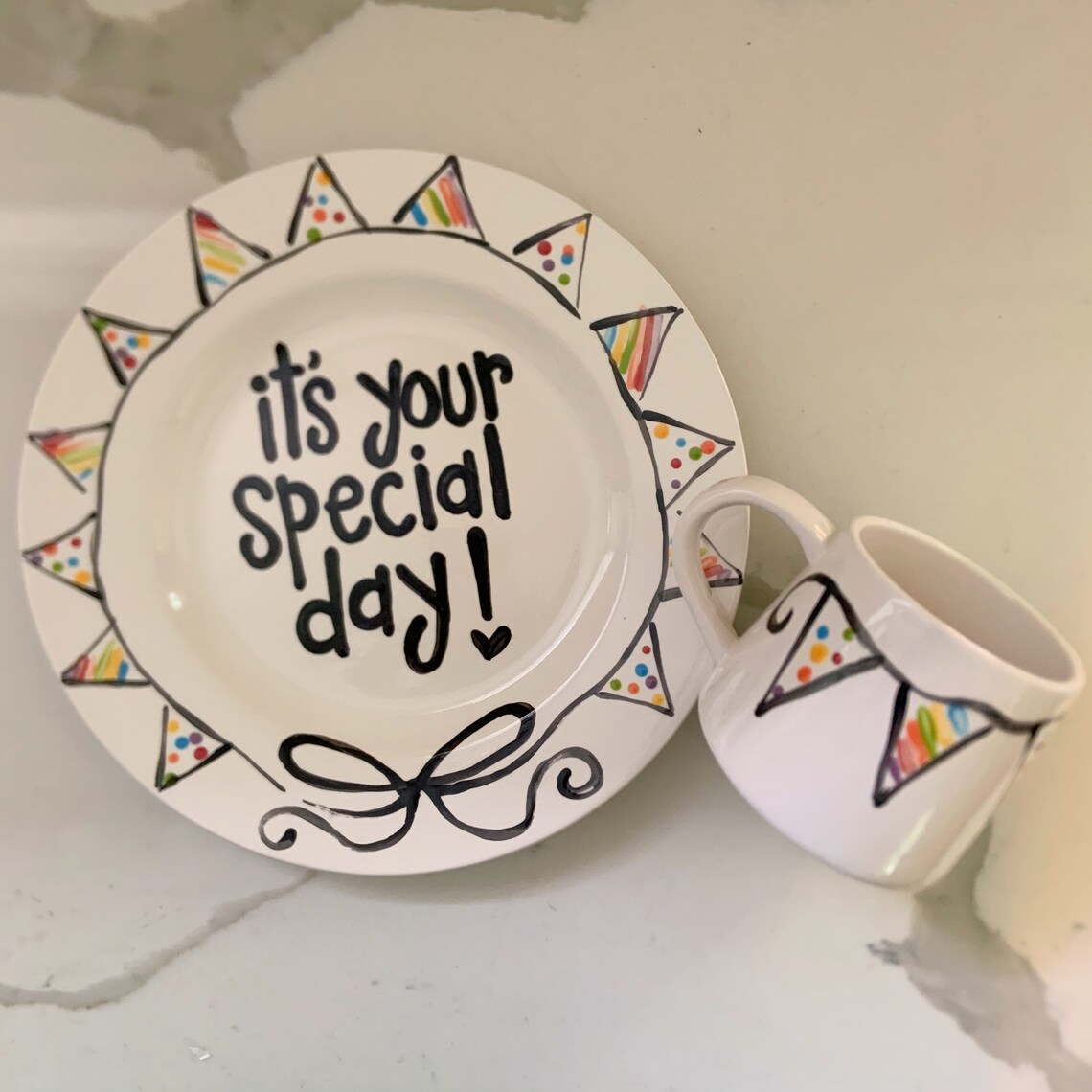 Its Your Special Day Plate and Mug Set for All Your Family Etsy