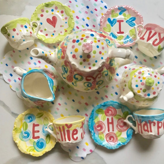 fancy nancy bubble tea set