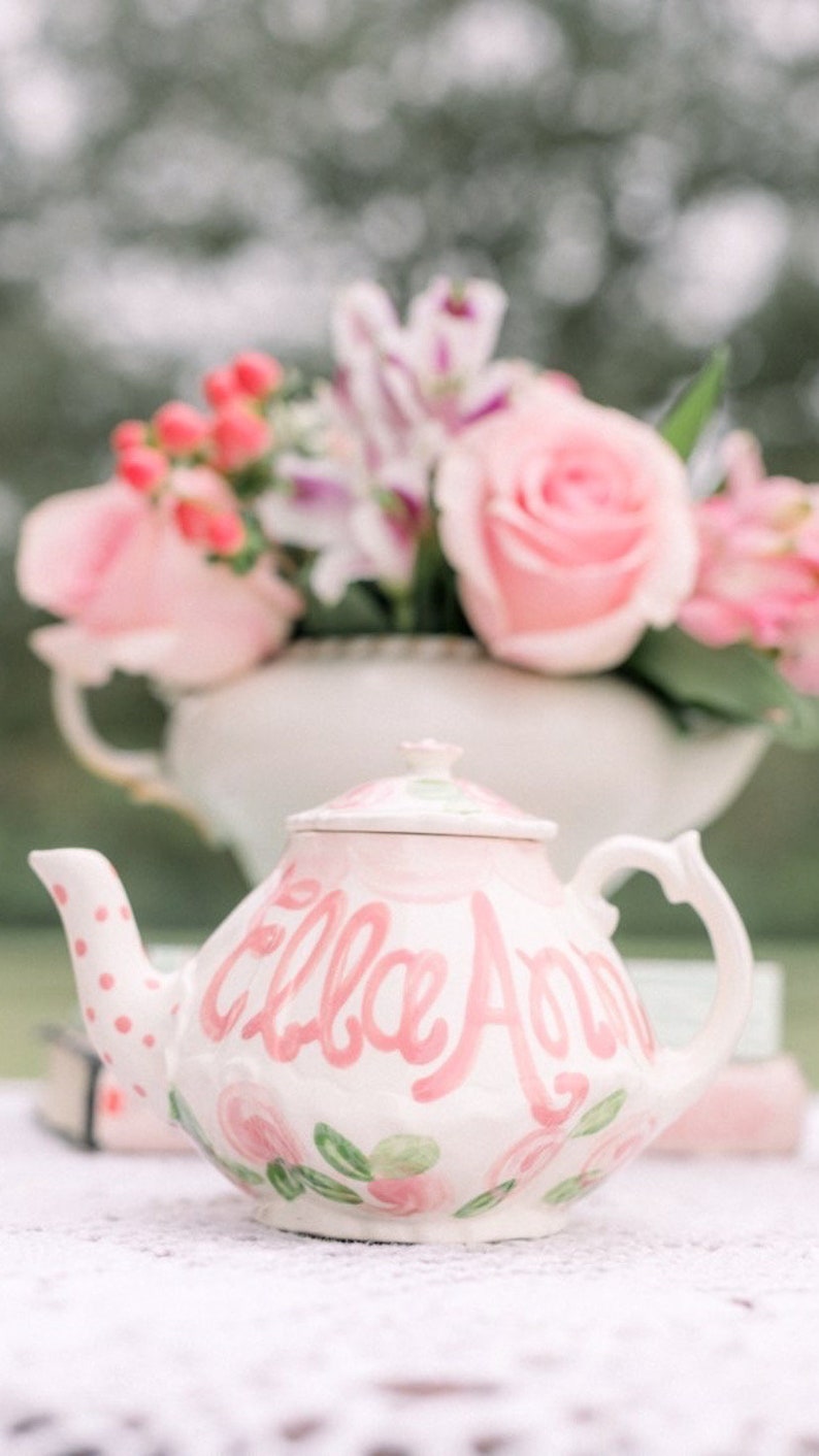 Tea Set Personalized for Little Girls // Child's Sized Tea Etsy