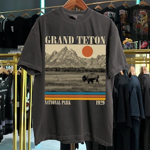 Grand Teton National Park Shirt, Wyoming Shirt, Comfort Colors Shirt, Grand Teton Shirt, Grand Teton Sweatshirt, Hoodie, Hiking Shirt