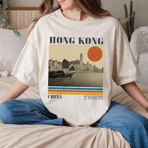 Hong Kong Travel Shirt, China, Comfort Colors T-Shirt, Hong Kong City Shirt, Hong Kong Hoodie, Hong Kong Sweatshirt, Hong Kong Trip Shirt